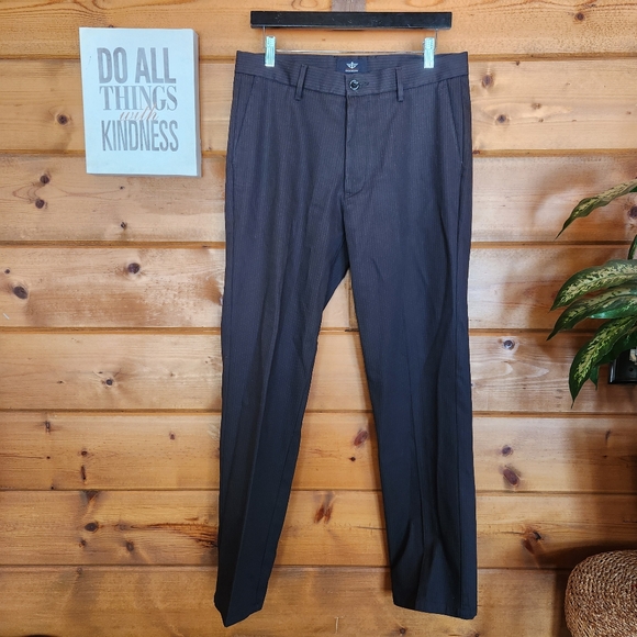 Dockers Other - Dockers Slim Fit Pinstripe Straight Leg Dress Pants Slacks Trousers Sz 32 X 32"
